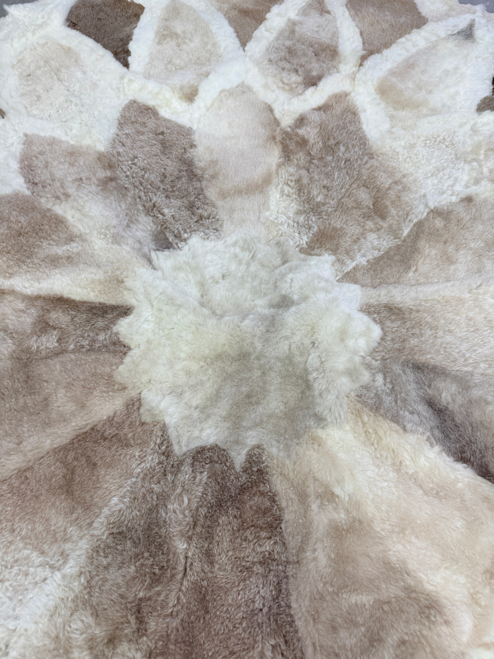 Ковер шкура натуральная овчина меховой