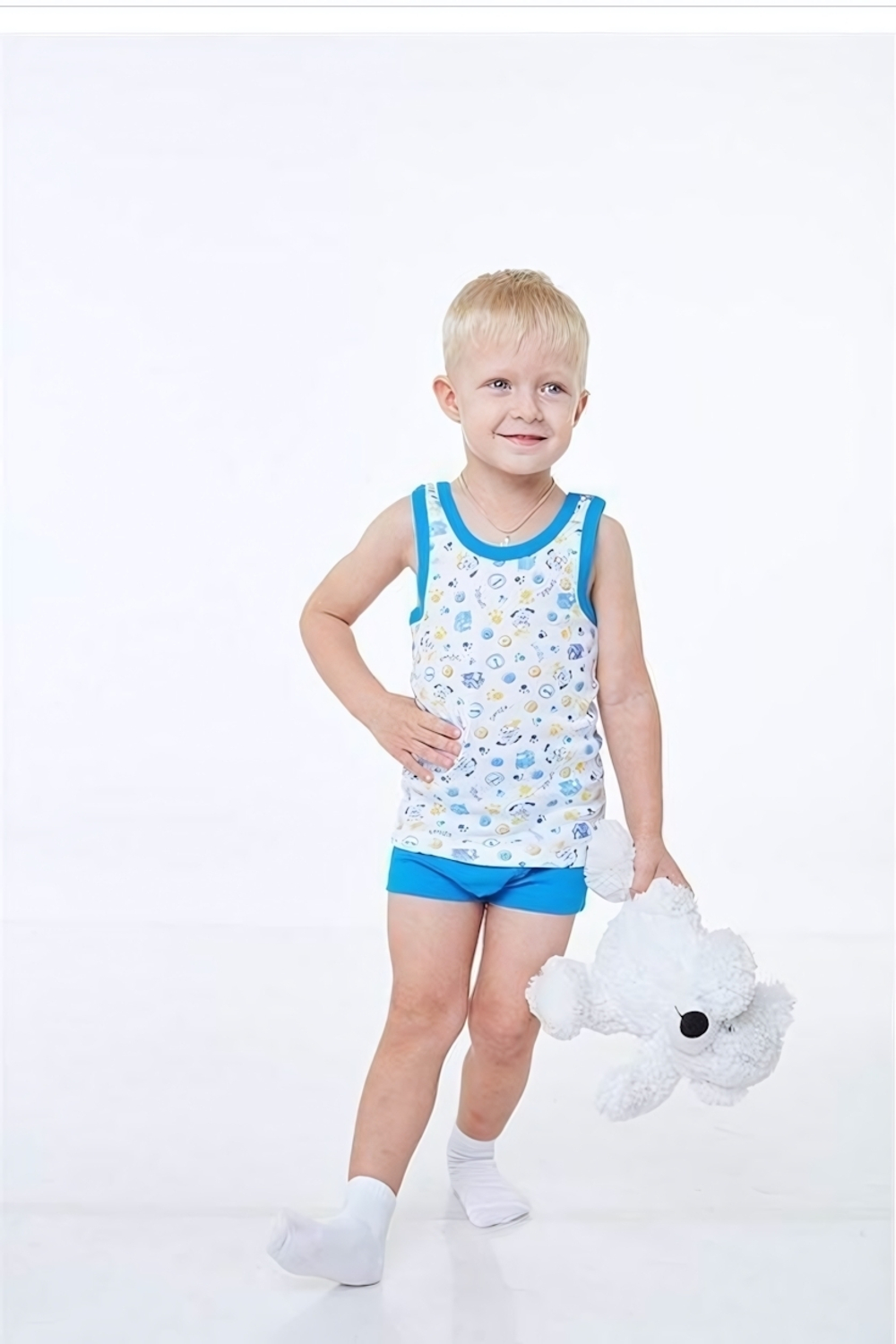 Комплект для мальчика (майка, трусы) р.122 Звезды 103-011-00001, 1 шт.