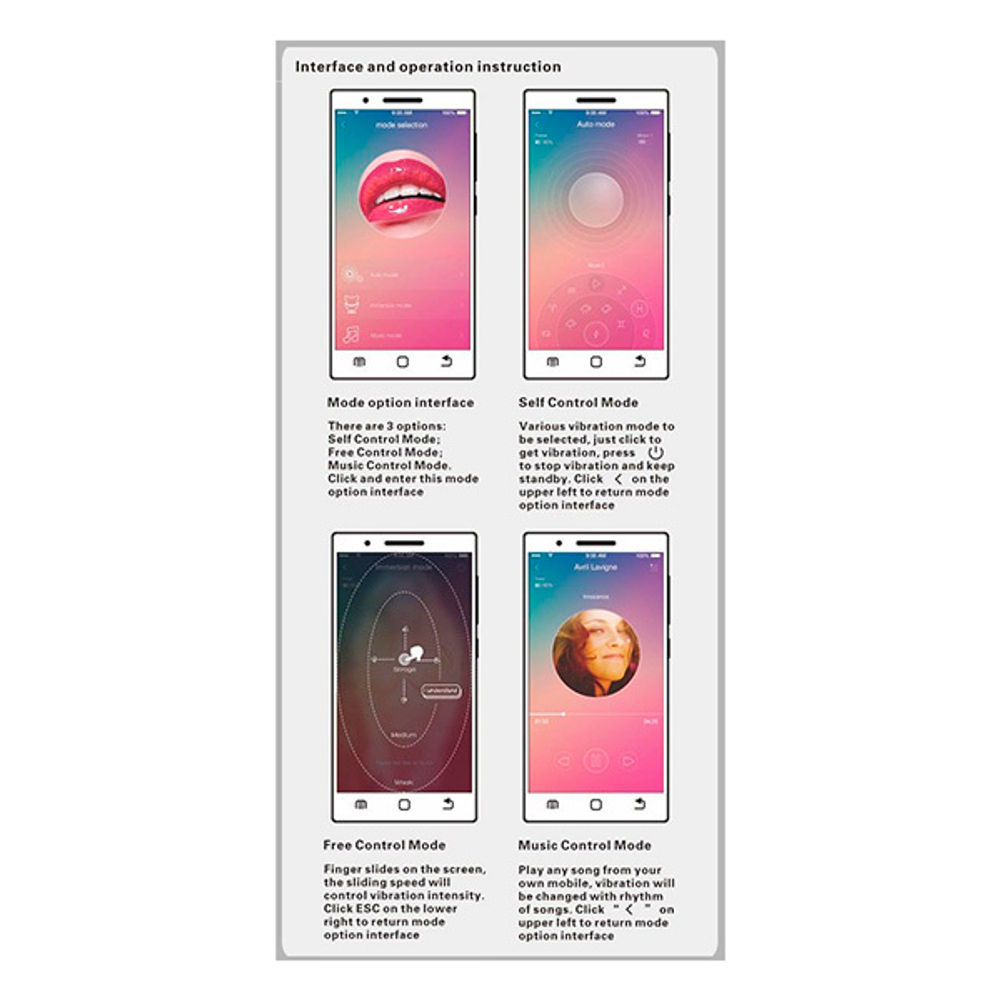 Лиловое виброяичко с управлением при помощи смартфона Pretty Love Abner BI-014362HP