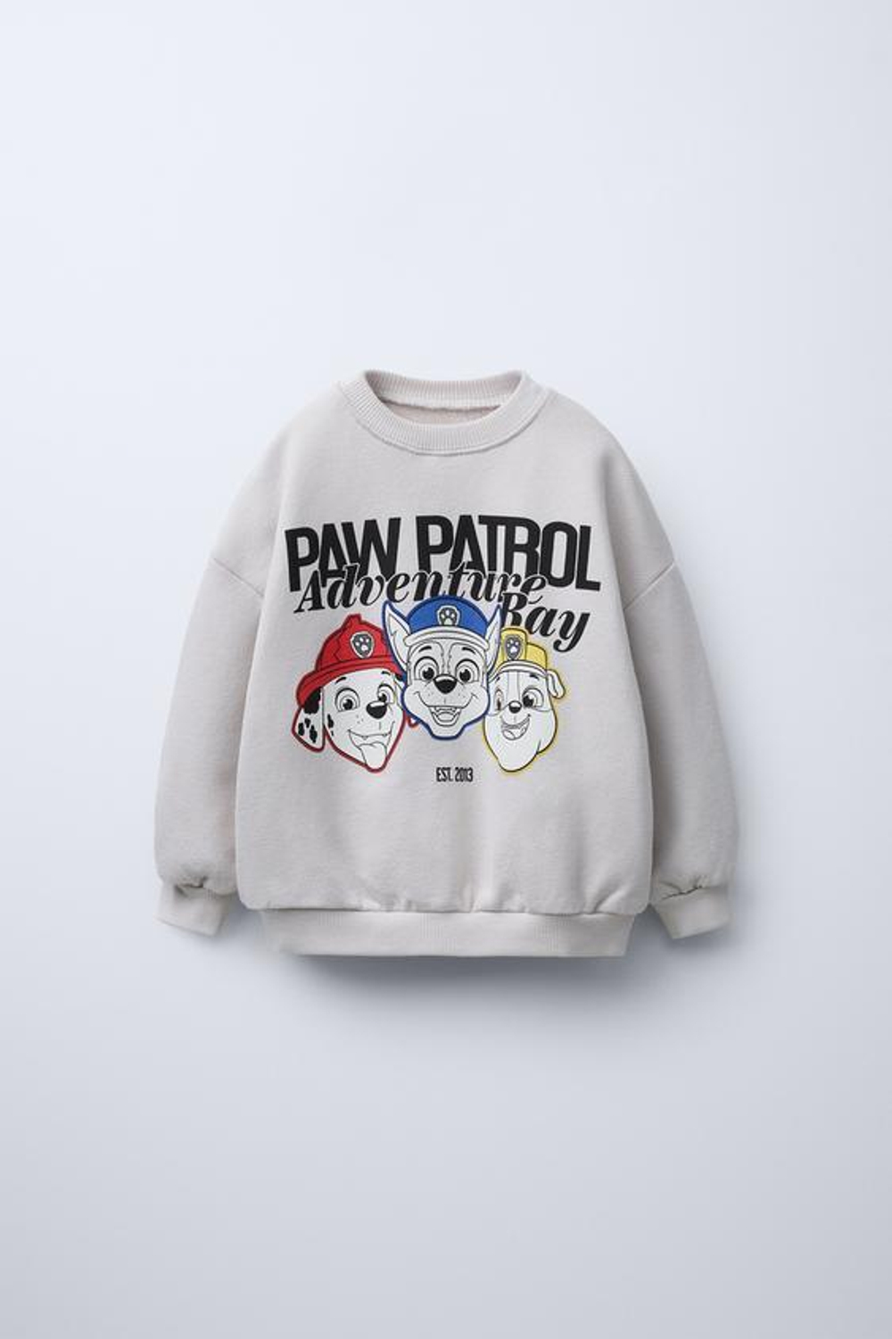 ZARA ТОЛСТОВКА С ПРИНТОМ «PAW PATROL»™, ЦВЕТ ЛЬДА