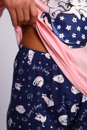 Пижама с брюками для девочки Веселая Компания