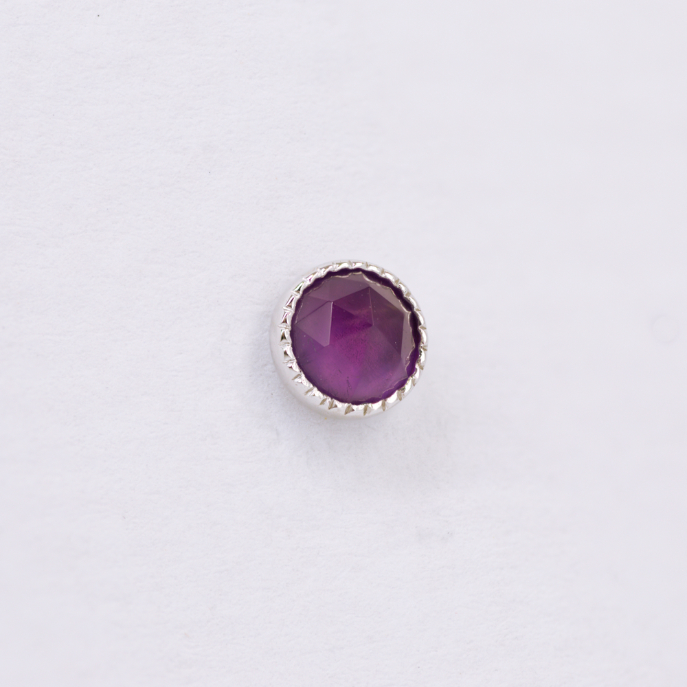 Grisant Cab tops with rose cut stone