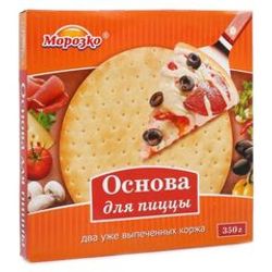 ОСНОВА ДЛЯ ПИЦЦЫ 350 ГР МОРОЗКО