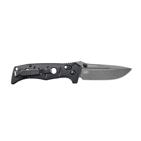 Складной нож Benchmade 273GY-1 Mini Adamas c клинком из стали CPM Cru-Wear, рукоять G10