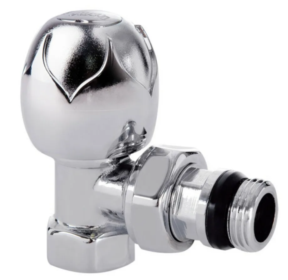 Вентиль микрометрический 1/2" угловой (icma) хром