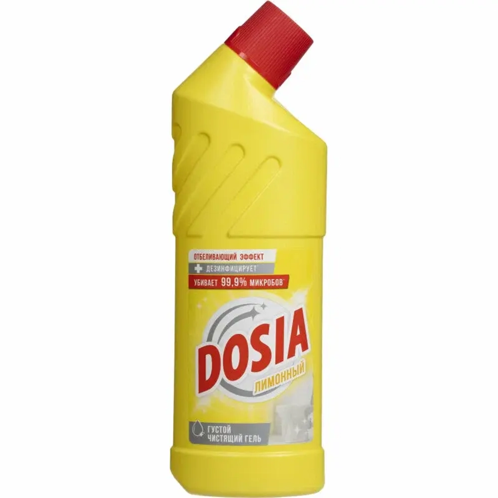 Дезинфицирующее средство для унитаза 750 мл Dosia лимонный
