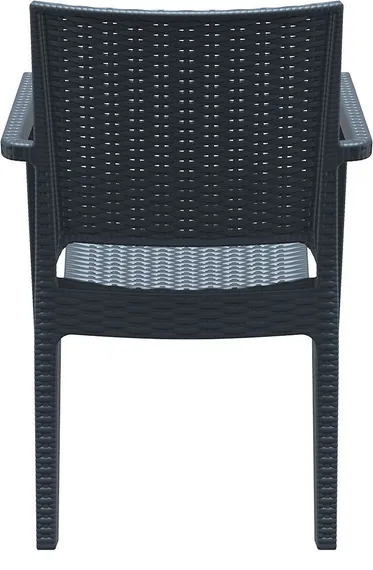 Комплект пластиковой мебели Miami Ibiza, антрацит