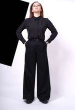 Брюки WIDE LEG из костюмной ткани для парикмахера