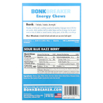 Bonk Breaker, Energy Chews, Blue Razz Berry, 10 пакетиков по 40 г (1,41 унции)
