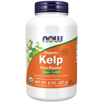 Now Kelp Powder Organic 227g, Келп , Йод