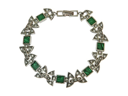 "Кэрфилл" браслет в серебряном покрытии из коллекции "Дворцы" от Jenavi с замком пряжка