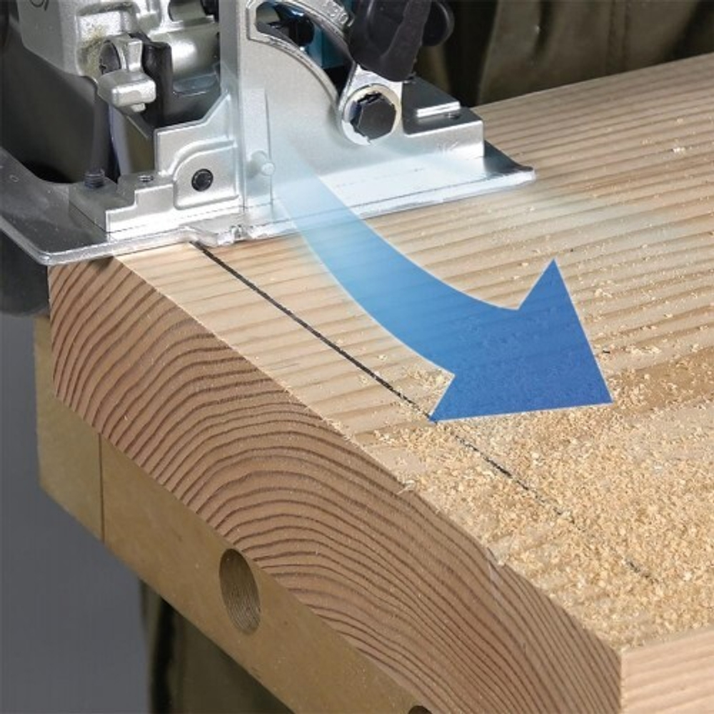 Пила циркулярная аккумуляторная MAKITA DHS 661 ZU с бесщеточным двигателем без АКБ и ЗУ DHS661ZU