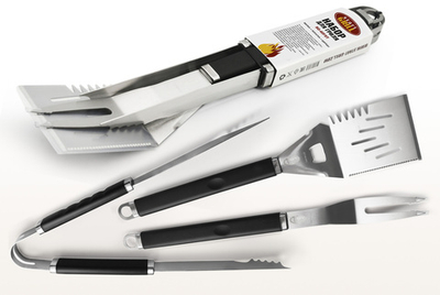 Набор для гриля (рукав: лопатка, вилка, щипцы)