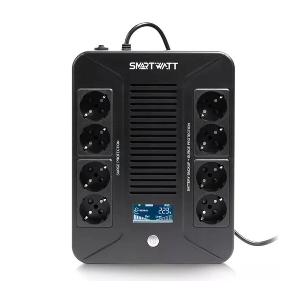 Источник бесперебойного питания  SmartWatt UPS SAFE PRO LCD 1000