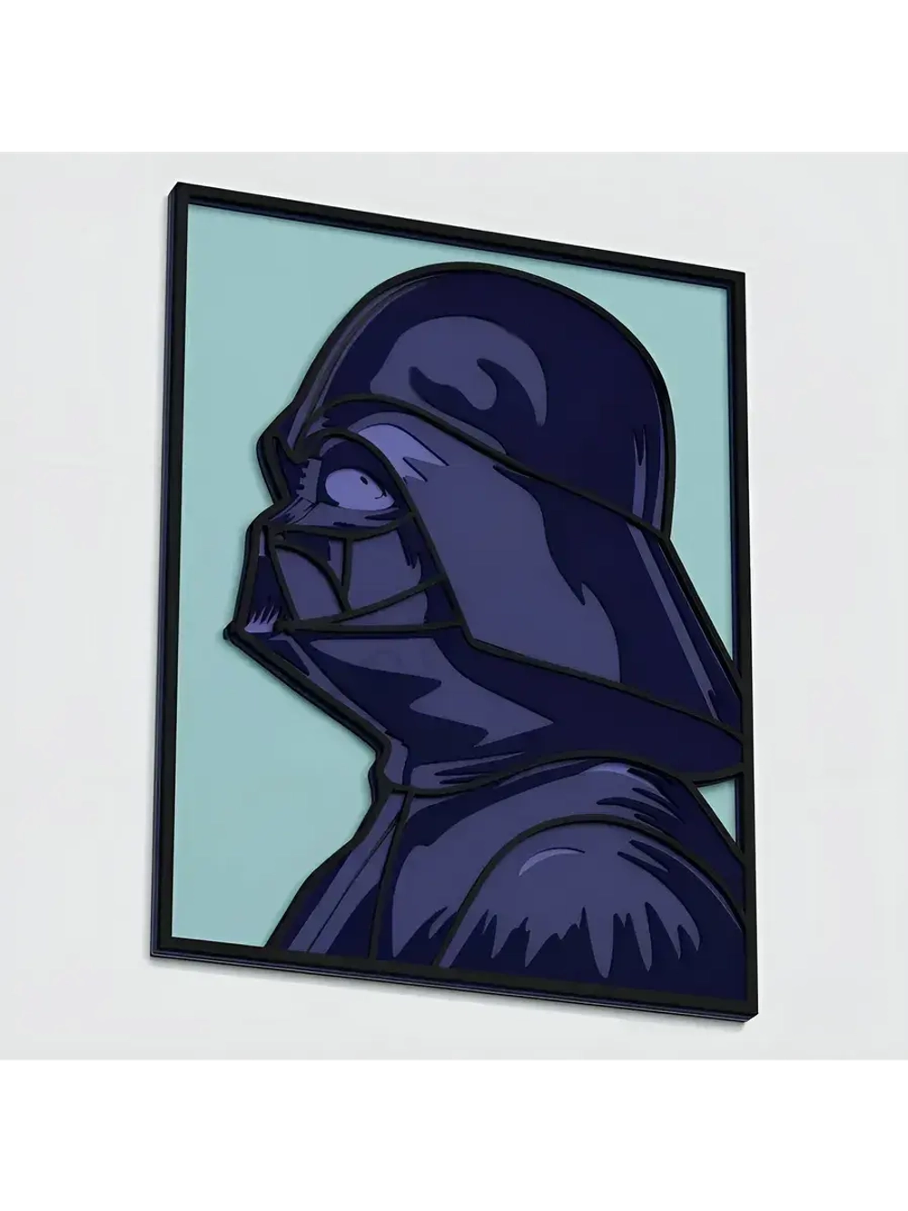 3D Картина по номерам из дерева Вейдер, 23x30 см