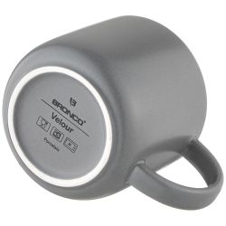 КРУЖКА BRONCO "VELOUR" 440 МЛ ТЕМНО-СЕРАЯ (МАЛ=4ШТ./КОР=24ШТ.)