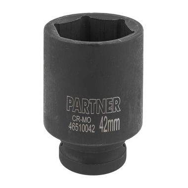 Головка ударная глубокая 42мм (6гр),3/4'' Partner PA-46510042