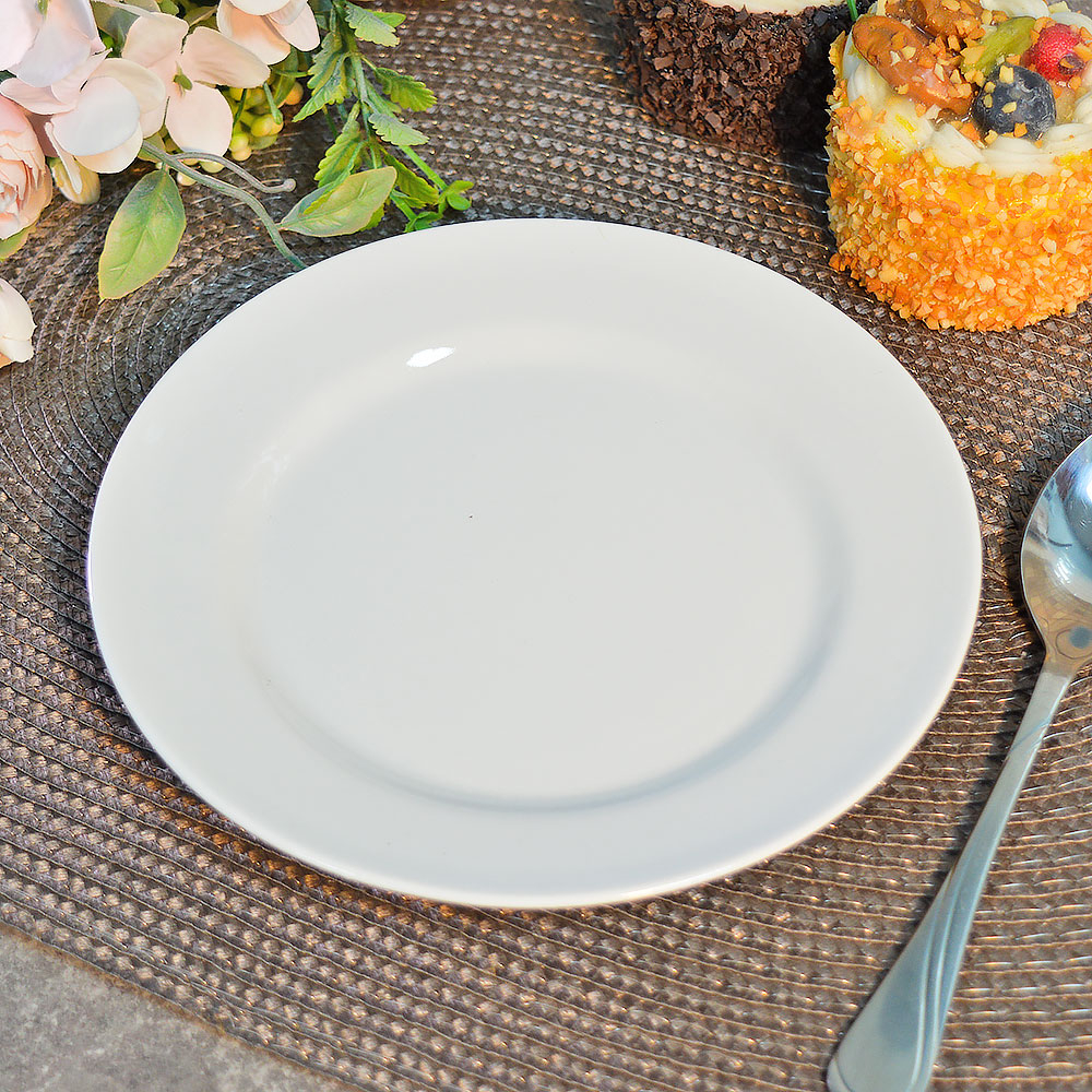 Тарелка 160мм мелкая форма Идиллия Без деколи