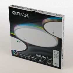 Citilux NORMA CL749321 LED RGB Светильник с пультом Чёрный