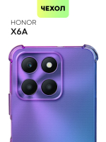 Чехол BROSCORP для Honor X6a (арт.HW-HX6A-HARD-TPU-VIOLET-BLUE )
