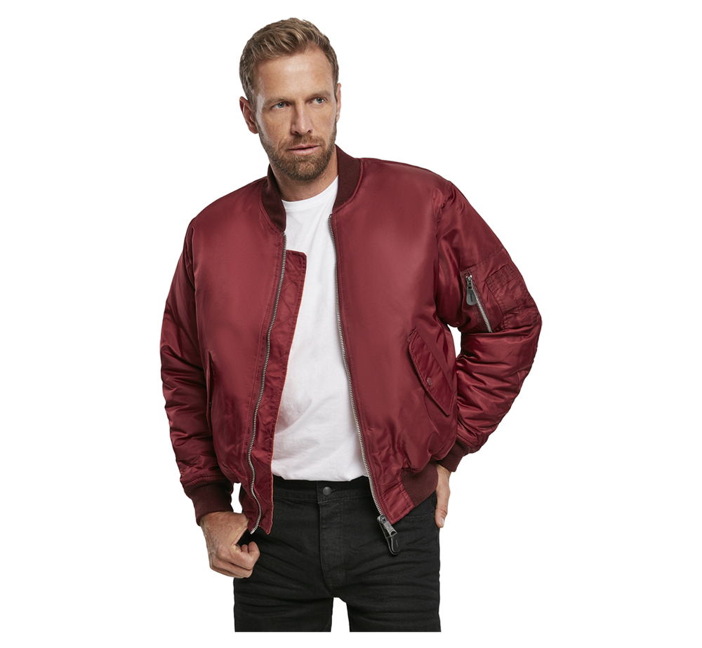 Brandit MA1 JACKET burgundy