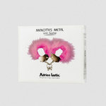 Наручники Adrien Lastic M металл с розовыми перьями