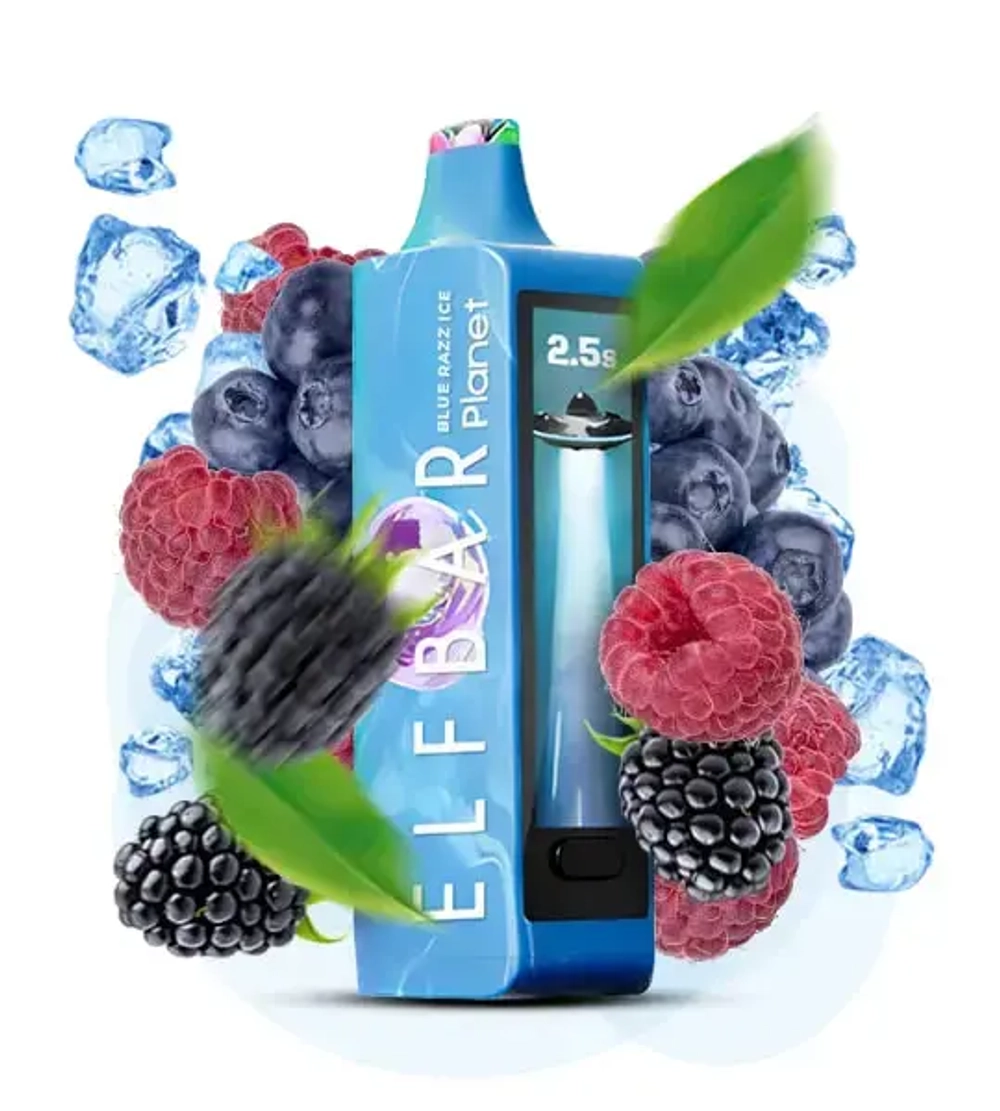 Elf Bar Planet 25000 - Blue Razz Ice (5% nic)
