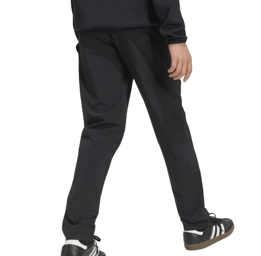 Детские теннисные брюки Adidas Tiro Travel Woven - black/black