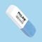 Pozan/ластик/Box 6 double use erasers mılan 806