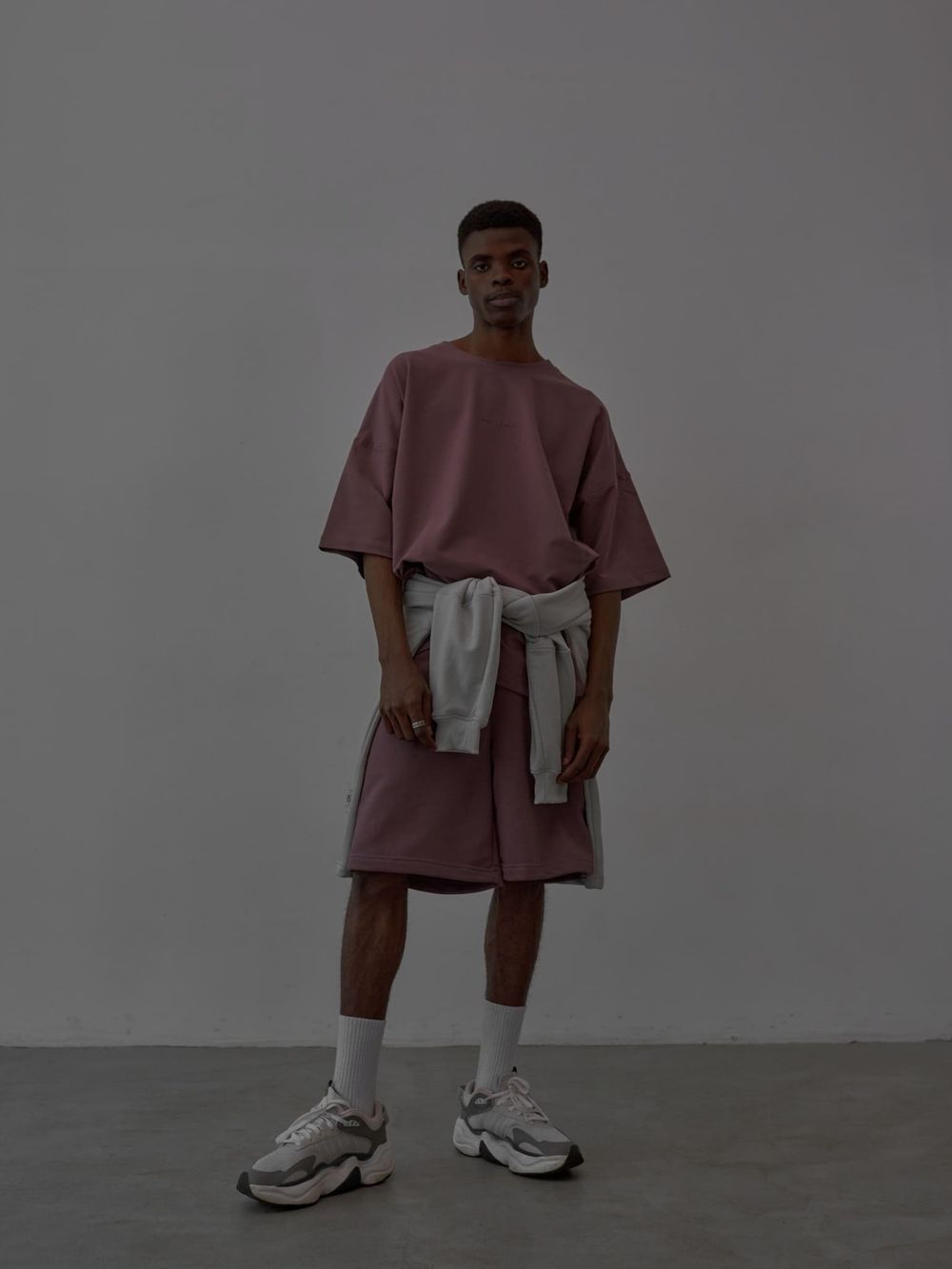 Футболка One Two Logo Ephemera сиреневая