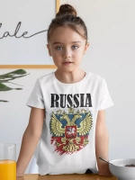 Футболка с гербом России