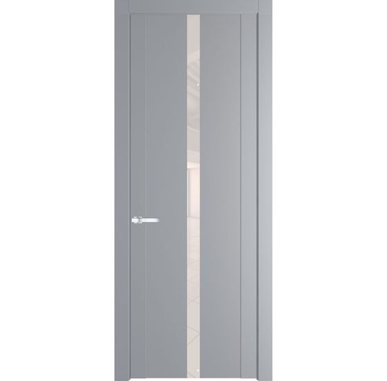 Межкомнатная дверь эмаль Profil Doors 1.8P смоки стекло перламутровый лак