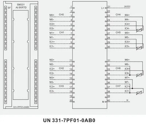 UN 331-7PF01-0AB0 МОДУЛЬ ТЕРМОСОПРОТИВЛЕНИЙ SM331 8RTD,