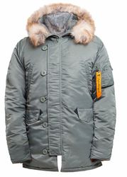 Куртка Аляска N-3B Husky II Nord Storm Apolloget 2019 (оливковый - olive/orange)