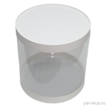 Шляпная упаковка БЕЛАЯ д. 12 см высота 12 см.