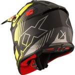 Шлем CKX TX319 RAIDER , жёлтый-чёрный матовый