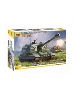 Сборная модель ZVEZDA Российская 152-мм гаубица МСТА-С, 1/72