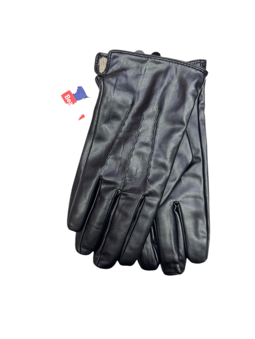 Перчатки. Мужские. Материал верха: Эко кожа. Подклад: Трикотаж-шерсть. 5 шт в упаковке.