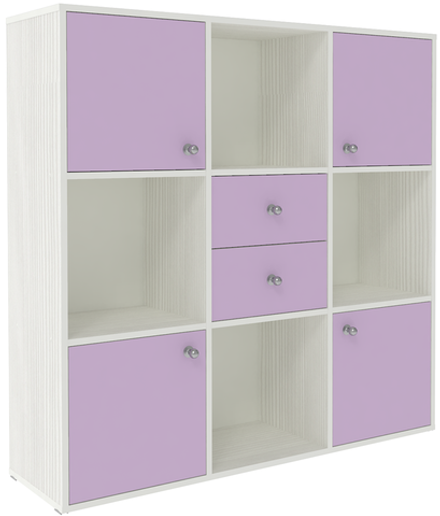 Стеллаж КарИВи Джери Белое Дерево Ирис