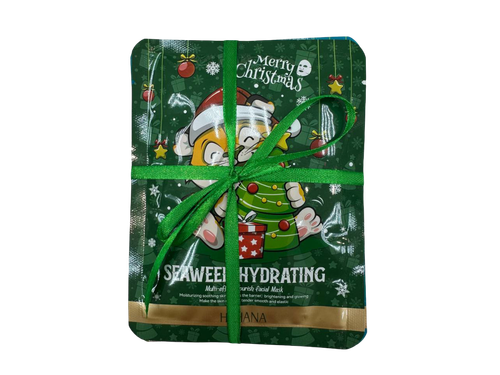 Набор новогодних тканевых масок 5шт