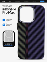 Карбоновый чехол на iPhone 14 Pro Max, цвет 215