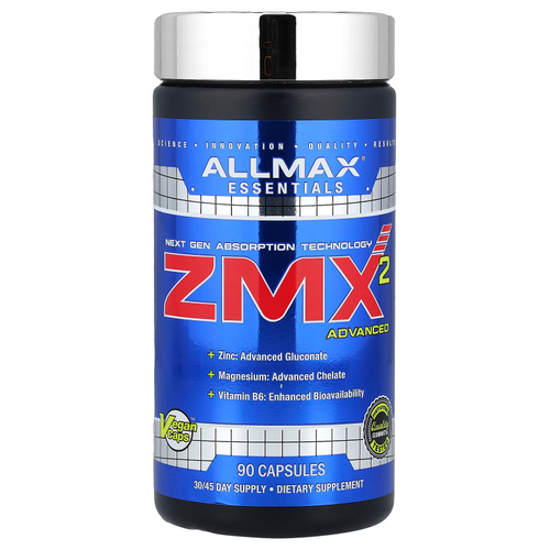 ALLMAX, ZMX2, хелат магния с улучшенной усвояемостью, 90 капсул