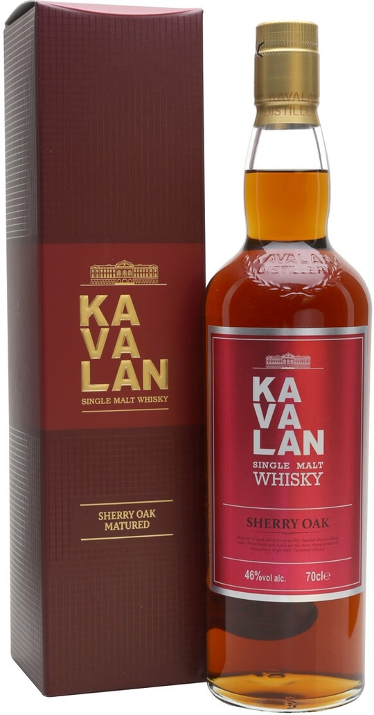 Виски Kavalan Sherry Oak Gift Box, 0.7 л