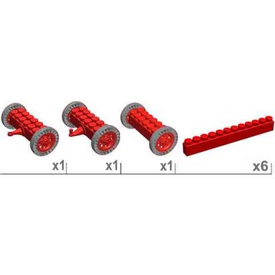 Подвижная платформа 46x26x21 см GigaBloks 10"