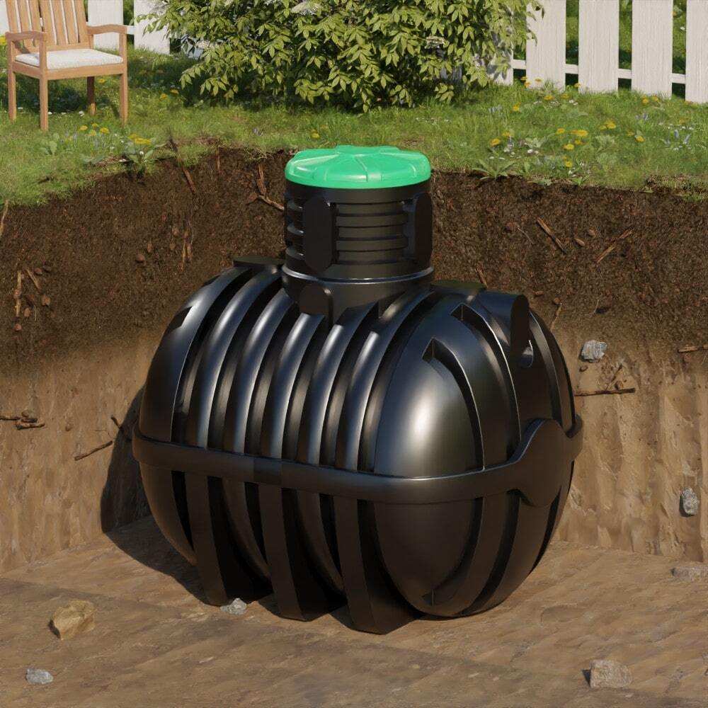 Подземная емкость усиленная 3000 ИРПЛАСТ Ирпласт 3000 л.(2200x1530x1530см;черный) - арт.560361