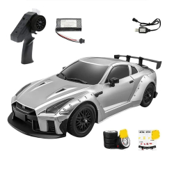 Радиоуправляемый дрифт-автомобиль MN268 Nissan GTR R35 1:16 серый