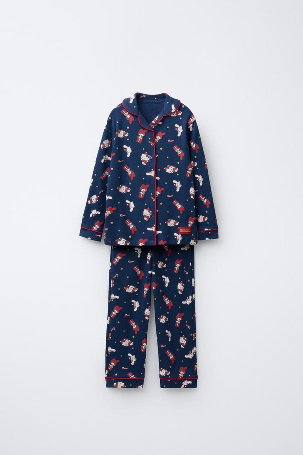 ZARA ПИЖАМА С ПРИНТОМ HELLO KITTY © SANRIO, СИНИЙ