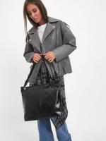 GERA Сумка женская на плечо, шоппер, экокожа глянцевая