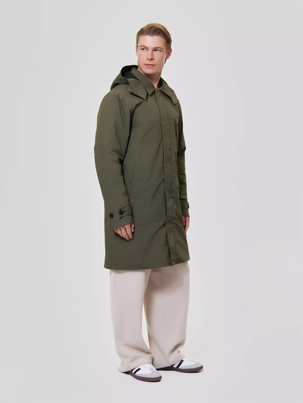 Плащ мужской КУМИР (KUMIR) NORPPA хаки