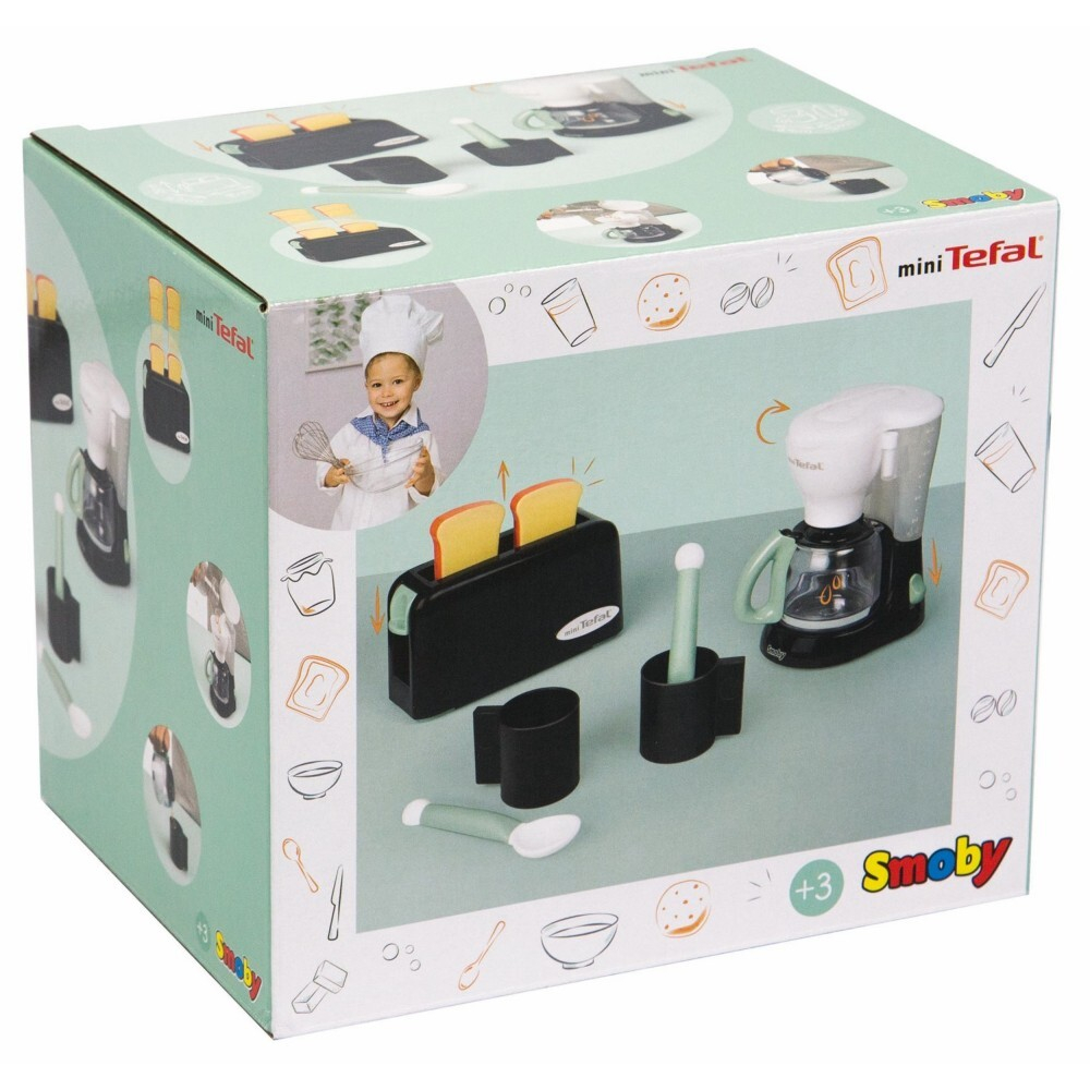 Smoby MiniTefal - Набор для завтрака с тостером + аксессуары 310599